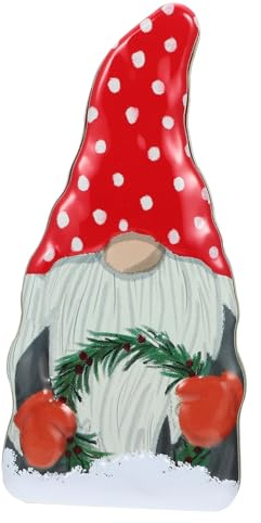 Anneome Metalldose mit Deckel für Kekse Süßigkeiten und Weihnachtsdekoration Tragbare Aufbewahrungsbox aus Eisen für Party und Geschenkverpackung
