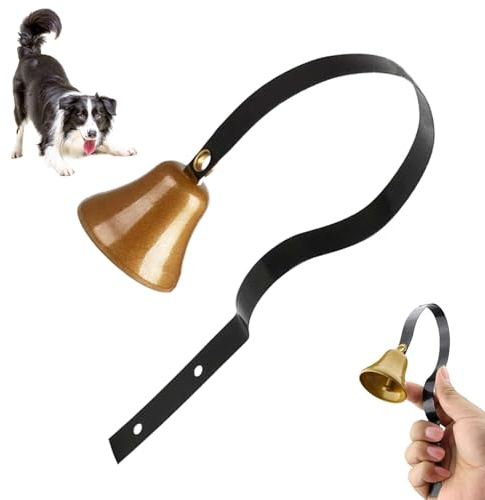 Cappa Per Cani Per Porta - 7,09x1,57x1,18 Pollici Campane Per Cani In Per Cuccioli Esterni | Strumento Di Formazione Vintage Per Tutte Le Razze Di Taglia Media, Grande