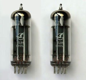Jellyfish Audio EL84 - Coppia di valvole abbinate per Marshall e altri amplificatori per chitarra/HiFi