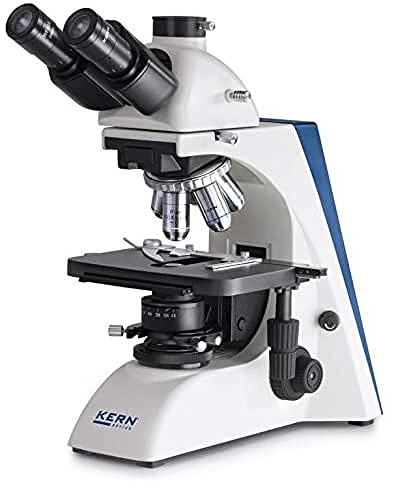 Microscope à lumière transmise [Kern OBN-135] La solution extensible pour l'utilisateur expérimenté, système optique: Infinity, tube: trinoculaire, illumination: LED 3W (lumière transmise)