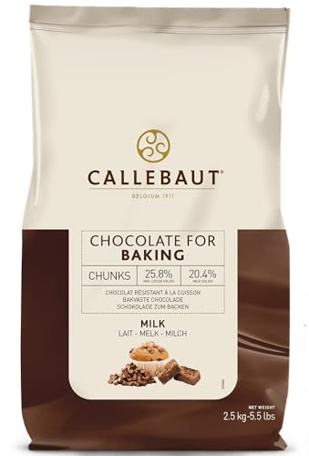 Callebaut - Callebaut Milk Chocolate Baking Chunks 2.5kg