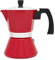 LEOPOLD Cafetera espresso 6 tazas TIVOLI-roja (Induccion)