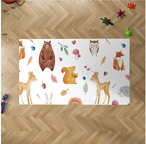 Oedim Kinder-Teppich für Kinderzimmer PVC | 95 x 165 cm | Teppich PVC | Vinylboden | Dekoration für Zuhause | Boden Sintasol | Kinderschutz |