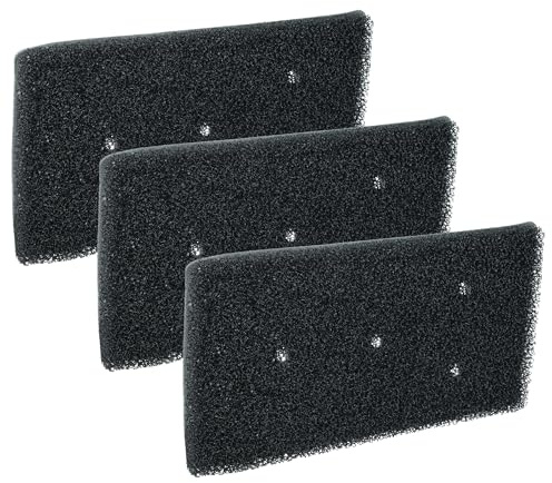vhbw 3x filtre mousse compatible avec Whirlpool HDLX80312 (857500118040) | HDLX80311 (857500129040), HDLX80312 (857500126040) sèche-linge