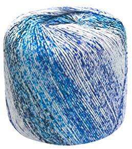 Gradient Cotton Yarn Soft Hand Knitting Yarn DIY Thread 1 Roll 13 for Knitting Crochet (Sky-Blue)