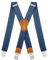 Dresime Hosenträger für Herren mit 4 starken Clips 4cm breit, X Form elastisch einstellbar Länge für Männer und Damen Overalls Jeans, Arbeitshosen, Jumpsuits, Motorradhosen, etc.