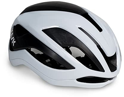 KASK Elemento Bike Helmet I Aerodynamic Road Cycling, Gravel & Mountain Biking, Cyclocross Cycling Helmet - White - Medium