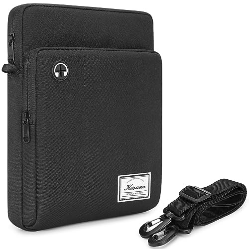 KIZUNA Tablet Tasche 10 Zoll Hülle Tablettasche Sleeve Für 11 iPad Pro M4/Air M3/A16/10.5 Surface Go 3/10.4 Galaxy Tab S6 Lite/Huawei MatePad Pro/Chromebook Duet/Lenovo Tab M11 Case Bag,Schwarz