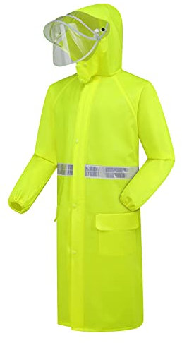 rtdgcv Regenjacke Herren Herren und Erwachsene alle Kunststoff-Regenmäntel und Regenhosen für Herren und Damen Football Jacken Herren