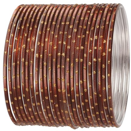 Touchstone 2 dussin speciella armband för armbandssamling för kvinnor set 2, M - Circ 7.8 in-Indn Size 2.8-Dia 2.5 in, Metall, Ingen ädelsten
