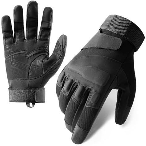 LUOFENG Windproof Gloves,Outdoor Full Finger Windproof Tactic Gloves Flexible Hard Knuckle Protect for Cycling Motorcycle Climbing Hunting Gear