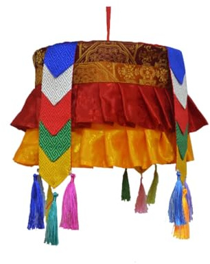 PAYNAN Tibetisch-buddhistische Tempel, kleine Regenschirme, Buddha-Flaggen, buddhistische Tempelbedarf