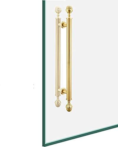 Scheunentorgriff, große Innengriffe für Scheunentore für Schlafzimmer, Küche, Eingangsbereich, moderner, robuster Glastür-Schiebegriff mit Hardware-Kit, Länge 50/60/80/100 cm