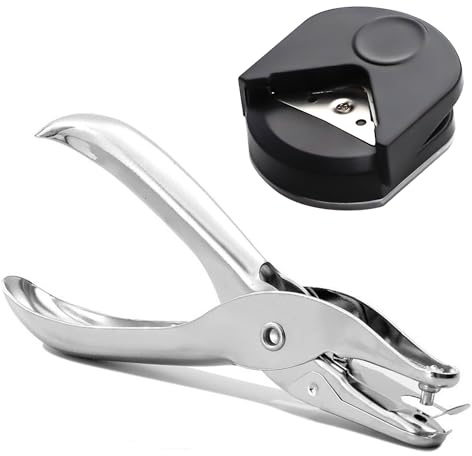 1 Stück Eckenfüller, 1 Stück Locher, Kartenschneider, Papiereckenfüller, Kartenlocher, Werkzeugzubehör, Tragbarer Filetschneider
