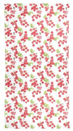 Beauty - Bufanda de seda blanca con grosellas rojas, bufanda de seda blanca para mujer, bufanda elegante para el cuello, Beauty - Grosella roja blanca, 90x180（CM）