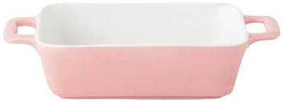 tuwiwol Durable Bread Pan Heat-Resistant and Versatile Bread Loaf Pan Ceramics Bread Pans for Baking Bread Baking Pan Loaf Pans, Pink