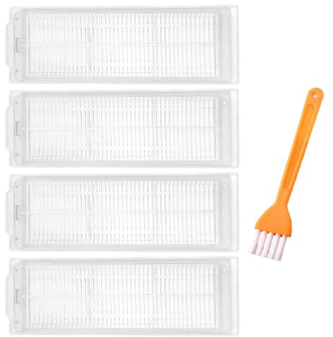 APZOVO 4 HEPA Filtro Ricambio Accessori per Xiaomi Mi Robot Vacuum Mop 2S/ Mop Pro/Mop P/ STYJ02YM, Xiaomi Robot Vacuum S12/ S10 EU