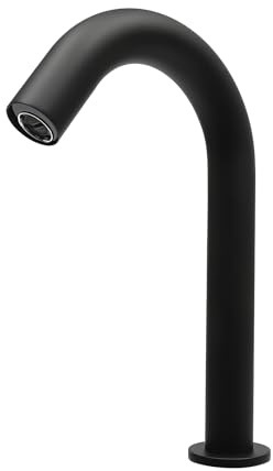 Infrarot-Sensor-Wascharmatur Infrarot Wasserhahn Automatisch Wasserhahn Kalt- und Warmwasser-Regler Nur Kaltwasser NPT1/2'' Gewinde Betrieb mit Netzteil oder Batterie (nicht im Lieferumfang enthalten)