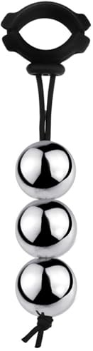 Men's Metal Weight Training Ring Tool with Ball-ukhlF80 (Silver, 30mm-3) | Stretching Accessories