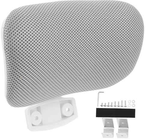ARTSEWPLY Cojín Ajustable para Cabeza de Silla de Oficina Reposacabezas Ergonómico para Silla Ordenador Soporte Lumbar Retrofitable Diseño Curvado para de Cuello Superficie y Duradera