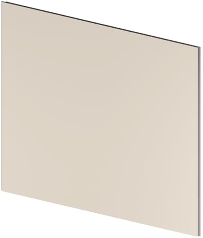 Vilo Wandpaneel XL (60x265cm) Dekorpaneel in Holzoptik SATIN CREAM | Wasserfeste Wandverkleidung für Bad & Küche | Einfache Montage zum Kleben