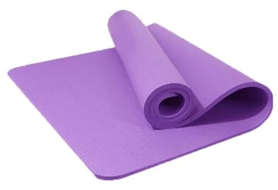 Yogamatte 10mm 15mm 20mm Dicke Yoga-Matte Anti-rutsch Decke Home Gym Sport Gesundheit Abnehmen Fitness Matten übung Pad for Frauen(Purple,185 61 10mm)