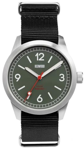 Generico Redwood Field v3 Solar Steel Black Fabric Military Green Men's Watch
