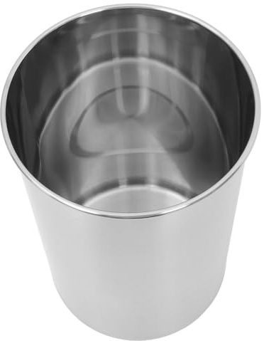 WHAMVOX Cestino per la Spazzatura da Incasso in Acciaio Inossidabile 201 Coperchio Integrato per Bancone Cucina Contenitore per Rifiuti Alimentari da Tavolo Design Moderno per Cucina
