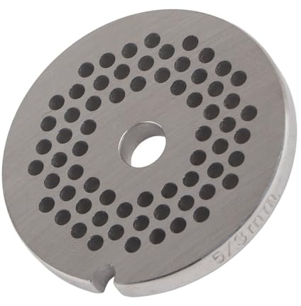 Akozon Reemplazo de Cuchilla de Picadora de Carne de Acero menos: Cuchillo de Disco de Picadora para Moler Eficientemente Carne, Verduras y Más, Opciones de Tamaño de 3 Mm a 10 Mm (3mm)