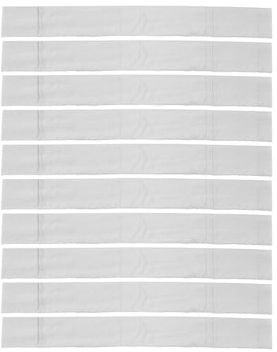 GOOHOCHY 10pcs Range Hood Oil Filters Disposable Nonwoven Fabric Kitchen Grease Filter Strips 6-layer Thick Oil Absorbent Sheets 90x10cm for Cooker Hood Replacement