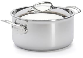 DE BUYER -3742.24 -faitout affinity a couv.tout inox ø 24, Argent
