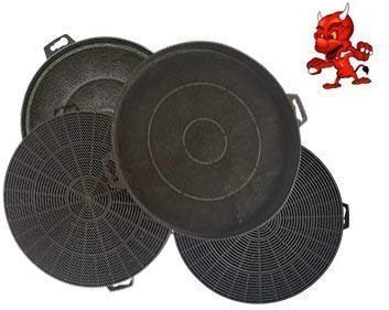 Mega Sparset 4 Aktivkohlefilter Filter Kohlefilter für Dunstabzugshaube Abzugshaube Jan Kolbe K600, K 600