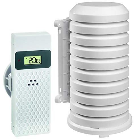 TFA 30.3245.02 + 98.1114.02 - Termo-higrómetro con carcasa impermeable