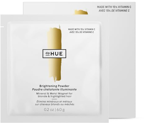 dpHUE Brightening Powder - 6 Uses - Boosts Brightness & Shine of Blonde or Highlighted Hair - Removes Minerals, Metals, Chlorine & Impurities - Colour-Safe Formula - Cruelty Free