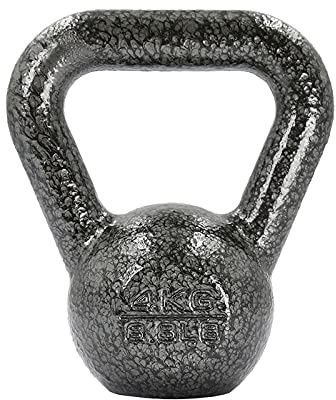Cfty Kettlebell 4KG 8KG 12KG 16KG 20KG 24KG 32KG Fitness-Heimstärke-Training Gusseisen-Wettbewerbssportgeräte (einteilig)(4KG)