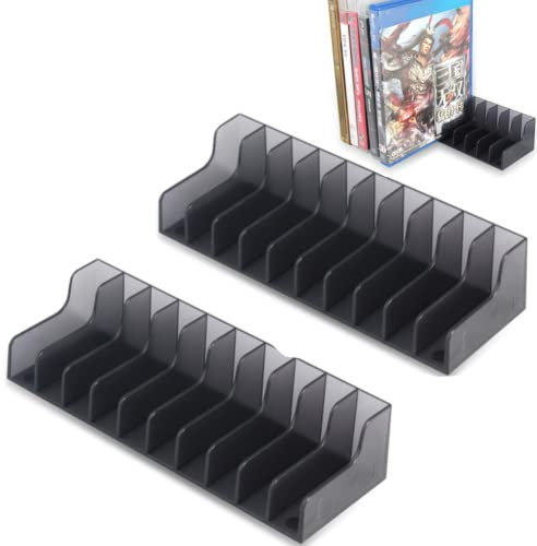 Nicoone Support de rangement pour cartes de jeu, CD et disques pour PS4/PS4 SLIM/PS4 PRO