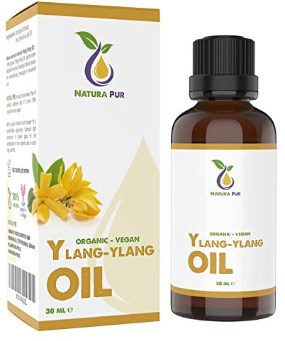 Ylang Ylang Öl BIO 30ml - 100% naturreines Ätherisches Öl, vegan - Ylang-Ylang Oil (Cananga Odorata) für Aromatherapie, Duftlampe, Diffuser