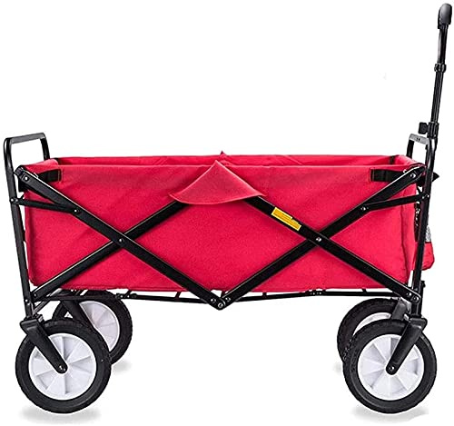NATWEE Chariot à Main Pliable, Pliable avec Ceinture de sécurité, Chariot de Transport de remorque de Jardin Utilitaire pour, Pique-Nique, Animaux de Compagnie, It's So Kind of You