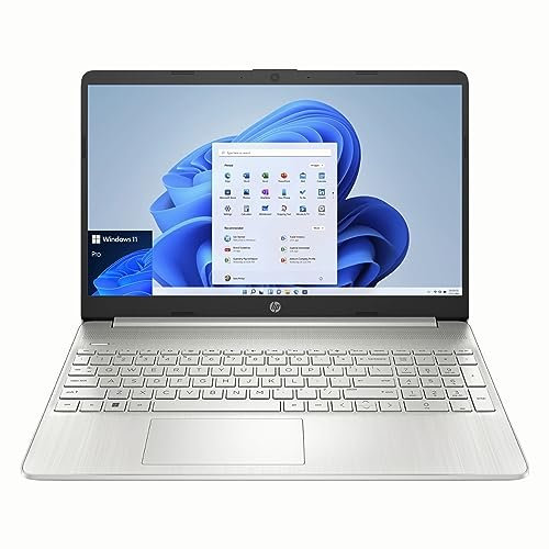 HP 15 Laptop for Business & Student, 15.6 HD Micro-Edge Display, AMD 4-Core Ryzen 3 5300U, 32GB RAM, 1TB PCIe SSD, 720p Webcam, KeyPad, USB-C, HDMI, Wi-Fi, Fast Charge, US Version KB, Win 11 Pro