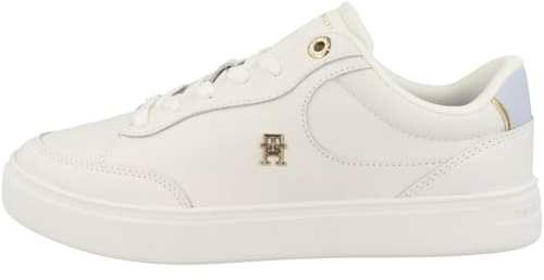 Tommy Hilfiger Women's Essential Chic Leather Court Trainers