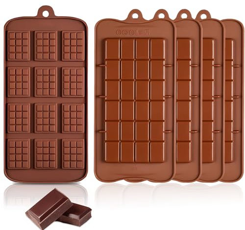 Schokoladenform Silikon, Schokoladenformen Brechbare Silikonform Schokolade Antihaft Schokoladen Form Wiederverwendbare Silikonform für Schokolade