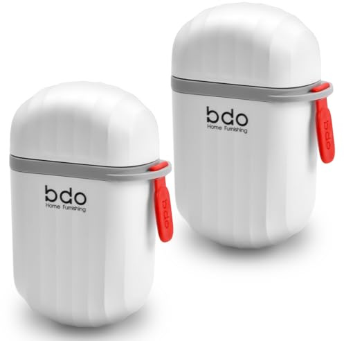2 Pièces Boîte à Savon de Voyage, Porte Savons Portables, Support de Boite Savon Solide, Boite à Savon Voyage étanche, pour Camping Voyage Salle de Sport, avec Couvercle et Poignée