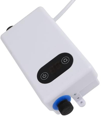 Chauffe-eau sans Réservoir, Mini Chauffe-eau électrique instantané de Conception 220V 3400W en Acier Inoxydable, Chauffage Sûr et