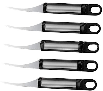 Alipis 5pezzi Taglierina per Pulizia della Lenza dei Gamberetti Strumento per Sbucciare i Gamberetti Design del Gancio Coda per Facile Riposto e Asciugatura