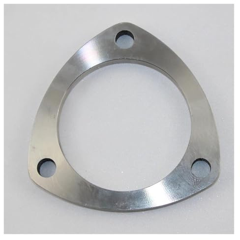 UAGFDFF Coda Punta Fine Tubo Flangia in Acciaio Inossidabile 304 Universale 51Mm 63Mm 76Mm Flangia Mobile Saldata A 3 Fori Utilizzata Tubi Scarico E Attrezzature Tubo di Scarico(51mm)