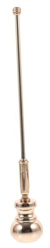 SAFIGLE Spegnicandela con Manico in Metallo Color Oro Estintore per Candele Profumate e Filo Accessorio Decorativo Riutilizzabile per Casa Facile da Usare e Sicuro