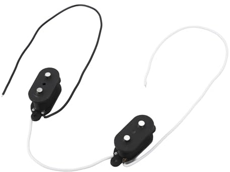 RiToEasysports Ensemble de Micros de Basse Vintage à 4 Cordes pour Fd, tonalité et Son Authentiques, 2 Sorties, Remplacement de Micro en Métal pour les Joueurs de Rock/Jazz