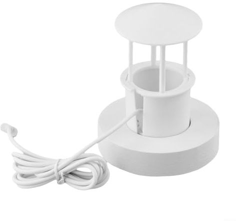 YobiLife Nebulizzatore nebulizzatore, con quattro luci LED, nebulizzatore per fontana, stagno e vaso, genera nebbia continua fino a 300 ml/ora (bianco)