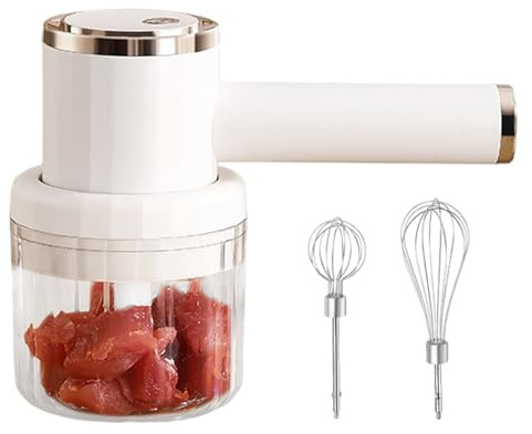 Presse Ail Electrique - Robot de Cuisine 300ml Rechargeable par USB - Hachoir Légumes Multifonction - Pour Legumes Fruits Gingembre Oignon Viande Poulet Piment Noix Puree Cuisine Maison