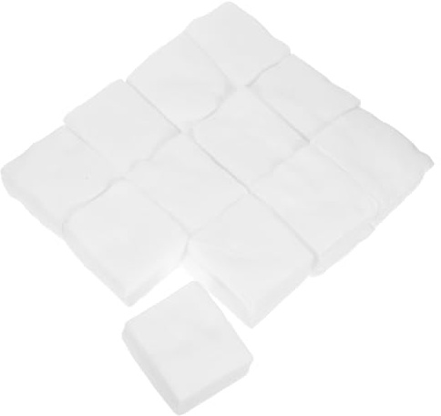 DONFAMDS 2400 Weiße Make Up Entferner Pads aus Weicher Baumwolle mit Starker Saugfähigkeit und Fusselfrei für Tägliche Gesichtsreinigung nach Training oder Reisen